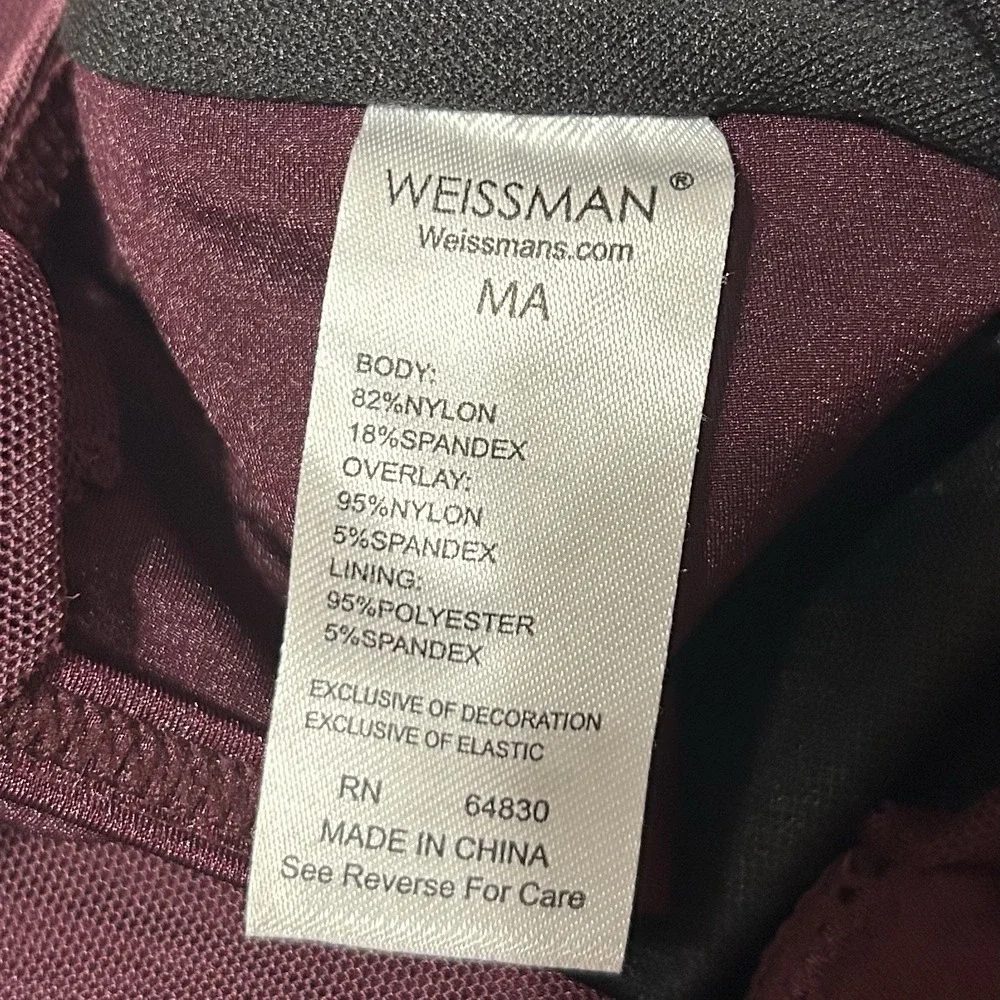 Weissman Balera Dance Costume 13083 Halter Neck‎ Ballet Dress Purple MA - Picture 9 of 9